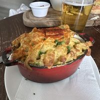 Side of Mac ‘n Cheeze  at Wulf & Lamb Chelsea in London