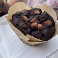 Chocolate muffin vegan  at Wulf & Lamb Chelsea in London