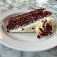 Red velvet cake to die for now for £7.25  at Wulf & Lamb Chelsea in London