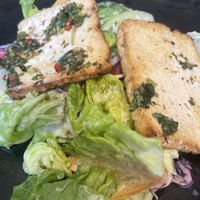 Chimichurri tofu salad  at Wulf & Lamb Chelsea in London