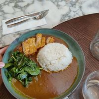 Red curry at Wulf & Lamb Chelsea in London