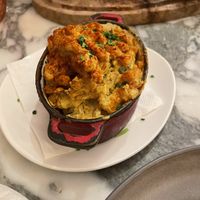 Mac n cheeze   at Wulf & Lamb Chelsea in London