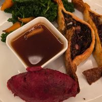 Beet wellington at Wulf & Lamb Chelsea in London