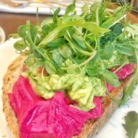 Hummus & Avo Toast at Wulf & Lamb Chelsea in London