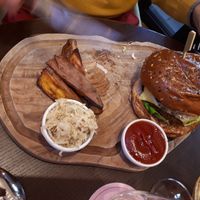 Wulf burger   at Wulf & Lamb Chelsea in London