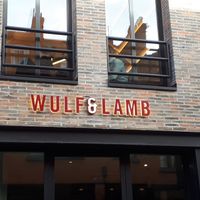 Entrance in vegan paradise at Wulf & Lamb Chelsea in London