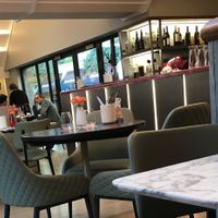 Interior upstairs at Wulf & Lamb Chelsea in London