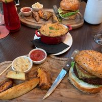 Burgers at Wulf & Lamb Chelsea in London