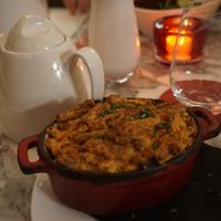 Mac and Cheese (and tea!) at Wulf & Lamb Chelsea in London