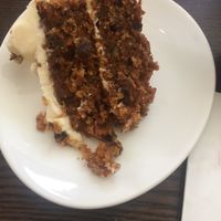 Carrot cake  at Wulf & Lamb Chelsea in London