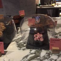 One side of the dessert counter - expensive but delicious at Wulf & Lamb Chelsea in London