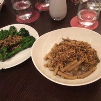 The truffle pasta and broccoli dishes are lovely at Wulf & Lamb Chelsea in London