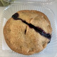 On the outside of a mulberry pie at Han Ji Pang  in Tainan