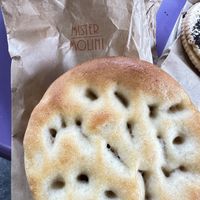 Plain focaccia   at Mr Molini in La Spezia