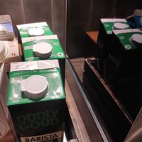Oat milk at Scandic Simonkenttä in Helsinki