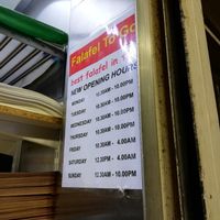 New opening hours at Falafel To Go in Glasgow