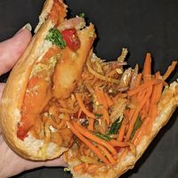 Mixed vegan meat Bahn Mi at La Panella in Preston