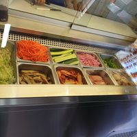 Vegan banh mi fillings at La Panella in Preston