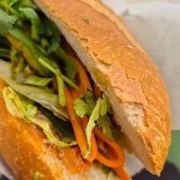 Tuna + avocado banh mi $10.00: delicious at La Panella in Preston