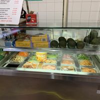 Coffee and Bahn Mi station  at La Panella in Preston