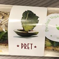 Avocado, olive tapenade, and salad panini   at Pret A Manger - Gare de Lyon in Paris