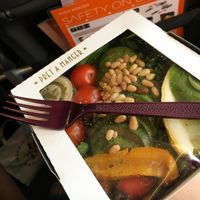 Avocado vegan salad. at Pret A Manger - Louvre in Paris