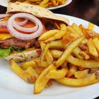 "To the cheese and beyond" burger. at HD Diner - Chatelet in Paris