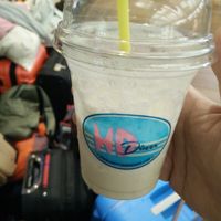 Gorgeous vegan milk-shake with tiramisu flavour ❤ at HD Diner - Chatelet in Paris