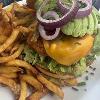 Chicken-Burger vegan  at HD Diner - Rivoli in Paris