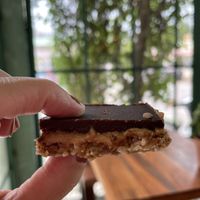 Vegan snickers  #Veganuary at Seedling in Tulum