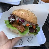 Seitan z buraczkiem at Krowarzywa in Wroclaw