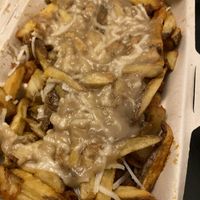 Poutine. Can’t go wrong with this! at The Hogtown Vegan in Toronto