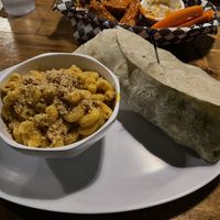 Cesar Wrap & Mac  at The Hogtown Vegan in Toronto
