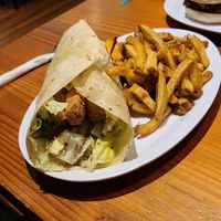 Unchicken Caesar Wrap at The Hogtown Vegan in Toronto