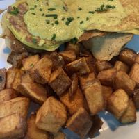 Eggs Benedict  at The Hogtown Vegan in Toronto