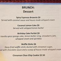 Brunch desserts at The Hogtown Vegan in Toronto