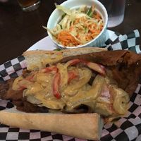 Philly Cheesesteak  at The Hogtown Vegan in Toronto