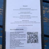 Dessert/Non-Alcoholic Menu at The Hogtown Vegan in Toronto