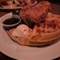 UnChicken Waffles at The Hogtown Vegan in Toronto