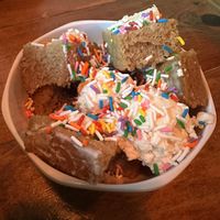 Birthday Cake Parfait  at The Hogtown Vegan in Toronto