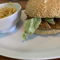 Chicken sandwich  at The Hogtown Vegan in Toronto