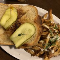 Ruben and Fries Supremacy at The Hogtown Vegan in Toronto