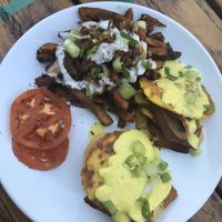 Tofu Benedict at The Hogtown Vegan in Toronto