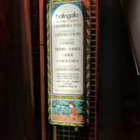 outside at hallogallo in Tokyo