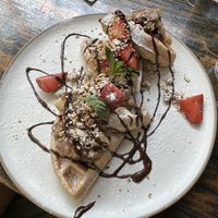 Waffles   at Choux Choux Cafe in Playa Del Carmen