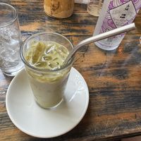 Matcha Latte   at Choux Choux Cafe in Playa Del Carmen
