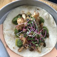 Cauliflower taco  at Taps & Tacos in Port Moody