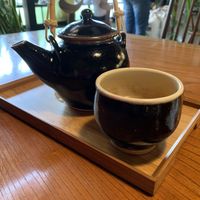 Eles oferecem chá  at Komochiduki in Izumo