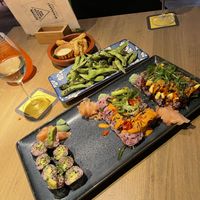 Vegan sushi  at Backstage Vegan Kitchen in Rotterdam