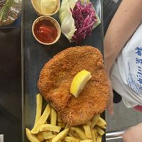 Schnitzel  at Backstage Vegan Kitchen in Rotterdam